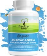 Organic Ashwagandha Capsules by TheHealthyTree Company - Vegan, 100% Natural Ayurvedic Adaptogenic Herb for Mind, Body and Spirit - 120 x 500mg Ashwagandha Root Tablets - Image 2