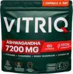 Organic Ashwagandha KSM-66 High Strength Complex 7200mg, 1-a-Day Capsule Calm Complex for Stress, Helps with Anxiety Relief & Restful Sleep with Chamomile, Reishi, L-Theanine, Vitamin B6-60 Capsules - Image 2