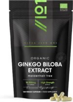 Organic Ginkgo Biloba Extract 12,500mg – High Strength Formula – 120 Vegan Capsules – Resealable and Recyclable Pouch by Alpha01 - Image 2