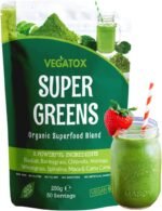Organic Super Greens Powder 50 Servings | Boost Energy, Digestion & Immunity | Green Powder Superfood | Vegan, 100% Natural & Alkaline | No Gluten, No Artificial Ingredients - Image 2