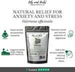 Organic Valerian Root Extract Powder by Oils and Herbs UK (10:1) High Strength - 100% Pure Free from Any Addictive or Sugar (50) - Image 2
