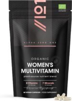 Organic Women's Multivitamins and Minerals - 100% Plant Based - 15 Organic Vitamins & Minerals – 60 Vegan Capsules – Resealable and Recyclable Pouch by Alpha01 - Image 2