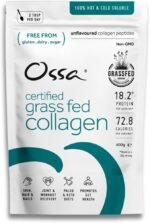 Ossa Collagen Peptides Powder 400g | Grass Fed | Natural Protein Supplement with Amino Acids | Keto & Paleo Friendly | Supports Healthy Hair, Skin, Joints & Muscles - Image 2