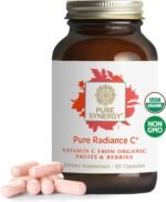 PURE SYNERGY Pure Radiance C | Organic Vitamin C Capsules | 100% Natural, Whole Food, Non-GMO Supplement with Camu Camu Extract | for Immune and Collagen Support (90 Capsules) - Image 2