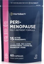 Perimenopause Supplement for Women | Red Clover, Sage, Wild Yam, Ashwagandha & More | 16 Vitamins, Minerals and Botanicals to Support Wellbeing at Early Stage of Menopause | 60 Vegan Capsules | by Hor - Image 2