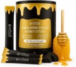 Premium Himalayan Shilajit Honey Sticks – Gold Grade Resin with Pure Honey & Saffron – 30 Individually Wrapped Sticks – Energy, Focus, Immunity & Stamina Booster – Natural Supplement - Image 2