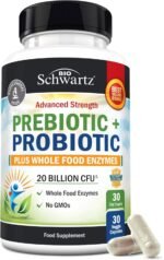 Probiotic and Prebiotic Capsules - Supports Digestive Health & Bloating Relief for Women & Men - Pre and Probiotics for Gut Health Supplements with Whole Food Enzymes - Non-GMO, Gluten Free - 30 Ct. - Image 2