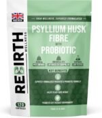 Psyllium Husk Fibre Supplement 4000mg with Probiotic Acidophilus – 120 Capsules, High Fiber Supplement for Digestion & Gut Health,3rd Party Lab Tested, UK Made by Rebirth Wellness - Image 2