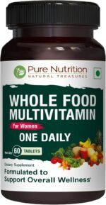 Pure Nutrition Whole Food Multivitamin for Women | 60 Tabs | One-A-Day | 100% RDA | 24 Natural Vitamins and Minerals | All Natural Plant Based Women's Multivitamin | 2 Months Supply - Image 2