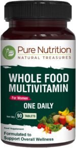 Pure Nutrition Whole Food Multivitamin for Women | 90 Tabs | One-A-Day | 100% RDA | 24 Natural Vitamins and Minerals | All Natural Plant Based Women's Multivitamin | 3 Months Supply - Image 2