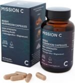 Reishi Mushroom Capsules 6000mg with Added Magnesium and Ashwagandha | Nootropic Supplement for Sleep, Relaxation, Calm | 60 Two-a-Day Vegan Capsules - Mission C Reishi, Vegan - Image 2