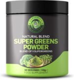 Replenify Super Greens Powder – Natural Energy & Detox Blend with 9 Organic Superfoods – 30 Servings – Greens Supplement for Gut Health, Immunity & Vitality - Image 2