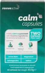 Revive Active Calm Capsules - 12 Active Ingredients - Ashwagandha with Essential Vitamins and Magnesium - Supports Energy Levels, Nervous System, Relaxation & Mood - 60 Capsules - Image 2