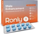 Ronly Bluvital - 20 Tablets | Herbal Supplement for Men with Korean Ginseng, Maca, Zinc & Cordyceps | Daily Vitality, Energy & Wellness Support | Fast Blue Pills for Men - 100mg | Long Last | UK Made - Image 2