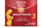Seven Seas Breastfeeding, Postnatal Vitamins With Omega-3 DHA To Support Your Baby's Brain And Vision¹, Advanced* Folic Acid, Iron, Vitamins D, B6 And B12, 28 Tablets plus 28 Capsules, 4 Weeks Supply - Image 2
