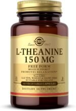 Solgar L-Theanine 150 mg Vegetable Capsules - Pack of 60 - Stress and Anxiety Support - Improve Mental Function - Vegan and Gluten Free, Gold - Image 2