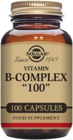 Solgar Vitamin B-Complex "100" Extra High Potency Vegetable Capsules - Pack of 100 - Supports Mental Performance and Reduces Fatigue - Vegan - Image 2