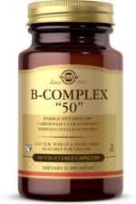 Solgar Vitamin B-Complex 50 High Potency - Supports Mental Performance - Reduces Tiredness & Fatigue - Vegan - 100 Vegetable Capsules - Image 2