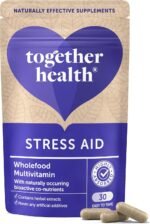 Stress Aid Complex – Together Health – 5 Essential B Vitamins – Schisandra, Ashwagandha & Rhodiola – Ocean-Sourced Magnesium – Vegan Friendly – Made in The UK - 30 Vegecaps - Image 2