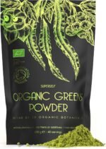 SuperSelf Organic Super Greens Powder - No Additives - 12 Supergreens - Daily Superfood Green Powder with Matcha, Spirulina, Wheatgrass, Chlorella, Acai - 40 Servings - High in Vitamins Protein Fibre - Image 2