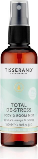 Tisserand Aromatherapy - Total De-Stress - MoodFix Mist - Orange, Geranium, Nutmeg - 100% Natural Pure Essential Oils - 100ml - Calming Mist Spray - Image 2