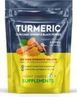 Turmeric, Ginger & Black Pepper 4000 mg Tablets (per Serving), High Strength Curcumin Supplements, Vegan and Gluten Free, UK Made, 120 Count - Image 2