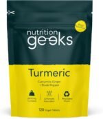 Turmeric Tablets 2000mg with Black Pepper & Ginger - 120 High Strength Curcumin Supplements - Easy Swallow Tablets (Not Turmeric Capsules or Powder) - Vegan - UK Made - Image 2