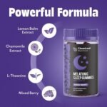 Twin Pack Natural Sleep Support Gummies for Adults - Melatonic Formula for Restful Nights, Sleep Gummies Promoting Natural Sleep Production, Promotes Healthy Sleep Patterns, 60 Count - Image 2