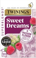 Twinings Superblends Sweet Dreams Tea - Raspberry, Passionflower & Valerian Root Herbal Tea Infusion with Niacin (Vitamin B3) - Sleep Tea, 20 Biodegradable Tea Bags - Image 2