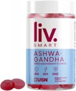 USN Liv.Smart by Usn Ashwagandha Gummies - 60 Delicious Apple Flavoured Stress Management Gummies with Added Vitamin B6 - for Mental Support, Mental Energy and Immunity Support - Image 2