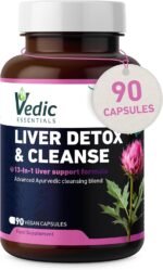 Vedic Advanced Liver Cleanse & Detox | High Strength Liver Support Capsules | 13 Essential Natural Ingredients for Healthy Liver Function | Vegan, UK Made, Premium Supplement - Image 2