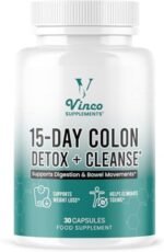 Vinco Colon Cleanse 15 Day Detox - Supports Weight Loss - Eliminates Toxins - Relieves Constipation & Bloating - Probiotics for Gut Health - Promotes Regularity - Herbal Stool Softener - Image 2