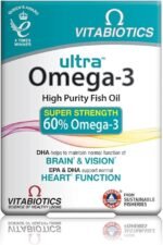 Vitabiotics Ultra Omega-3 Fish Oils Capsules with DHA EPA Nutritional Supplements for Heart Brain and Eye Vision - Image 2