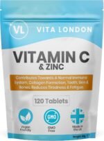 Vitamin C & Zinc 1200mcg | 120 High Strength Vegan Tablets (Not Capsule or Powder) | Made in UK | for Normal Immune System | Supplement for Men & Woman - Image 2