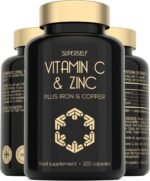 Vitamin C and Zinc Tablets - 1000mg VIT C Enhanced with Zinc, Iron, Copper High Strength - 120 Easy to Swallow Capsules - Vegan Immune System Complex Vitamin C Supplement with Superior Absorption - Image 2