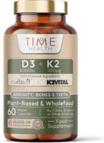 Vitamin D3 + K2 – 4000IU + 100UG – Whole Food & Plant-Derived – CULTAVIT® D3 (Cholecalciferol) – K2VITAL® K2 MK-7 - UK Made Supplement - Zero Additives (60 Capsule Bottle) (60 Capsule Bottle) - Image 2