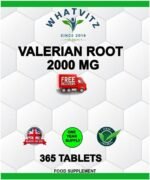 WHATVITZ Valerian Root HIGH Strenght 365 Tablets - Image 2
