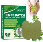 WILD+ Knee Pain Relief Patches, 40PCS Natural Knee Patch for Pain Relief, Wormwood Herbal Pain Relief Patches Heat Patches for Knee/Back/Neck/Shoulder/Joint Pain, Muscle Soreness - Image 2