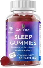 ZAPVITA 60-Chews Sleep Support for Adults – Extra Strong Natural Sleep Gummies with L-Theanine, Magnesium & Herbal Calming Blend – Gummy for Adult Restful Night & Relaxation – Night Time Support - Image 2
