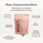 Free Soul Vegan Protein Powder | Formulated for Women | 600g | 20g Protein with Added Nutrients | Gluten & Soy Free Plant-Based Nutrition Shake | Pea & Hemp Isolate Protein | Salted Caramel Flavour - Image 3