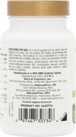 NaturesPlus Source of Life Garden Organic Vitamin B12-1000 mcg methylcobalamin - Active and Vegan Vitamin B12 Supplement - Gluten Free - 60 Capsules - Image 4