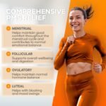 4 HER PMSupport - PMS Supplements for Women - 60 Vegan Tablets - for Premenstrual Support and Hormone Balance for Women - with Digestive Enzymes, Sage Extract, Amla Berry Extract, Saffron Extract - Image 3