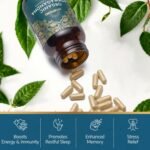 Ayurvediq Wellness Organic Ashwagandha with Organic Black Pepper 650mg, 120 Capsules - Ashwagandha High Strength for Anxiety, Stress Relief for Adults, Better Sleep - Vegan Ayurvedic Products - Image 4