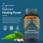 Ayurvediq Wellness Organic Ashwagandha with Organic Black Pepper 650mg, 120 Capsules - Ashwagandha High Strength for Anxiety, Stress Relief for Adults, Better Sleep - Vegan Ayurvedic Products - Image 5
