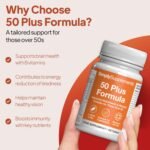 A to Z Multivitamins & Minerals for Individuals Aged 50 Plus | Supports Brain Health, Energy Levels, and Immunity | Vegetarian | 360 Easy-to-Take Tablets = 12 Months’ Supply | Made in The UK - Image 3