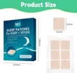 42 Pcs Sleep Aid Patches for Adults,Gentle Natural Herbal Sleeping Patch Stickers to Improve Sleep Quality,Mood Calming & Relaxn Support,Night-Time Enhancer,Ideal for Travel & Stress Relief - Image 3