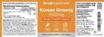 Korean Ginseng 4000mg | Supports Mental & Physical Wellbeing | with Vitamin B6 & Zinc | Contributes to Immune Function | 360 Tablets = 6-Months Supply | GMP Certified & UK Made - Image 6
