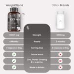 Maca Root Capsules 5550mg - 180 Capsules - 6 Months Supply - Black & Yellow Maca with L-Arginine & Panax Ginseng - Zinc Contributes to Normal Fertility & Reproduction (EFSA) - for Men & Women - Image 4