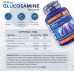 Zipvit Glucosamine Sulphate 2KCl 1000mg with Vitamin C, 180 Vegan Tablets, Supports Bones, Cartilage & Collagen, Reduces Tiredness & Fatigue, Joint Health Supplement, 6 Month Supply - Image 5