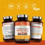 Turmeric Capsules High Strength 1860mg with Black Pepper, Ginger, Vitamin C & D for Immune System & Joints Plus K2 Mk7-120 Vegan Capsules Premium Turmeric Curcumin – Made in The UK by YrHealth - Image 4